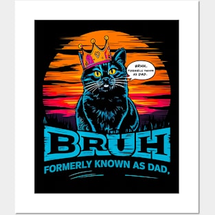 Retro I Do What I Want Funny Cat Lover, Cat Dad, Cat fathers funny Posters and Art